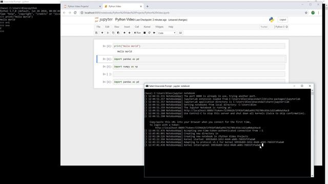 Python: Development Environments to write code in (Jupyter Notebooks + Visual Studio Code) смотреть онлайн