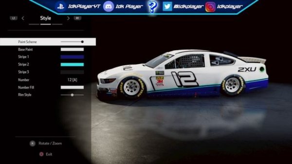 NASCAR Heat 4 - Custom Car Customization GAMEPLAY!