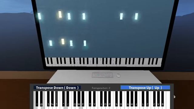 Megalovania (Undertale Sans Theme) Roblox Synthesia #4 смотреть онлайн