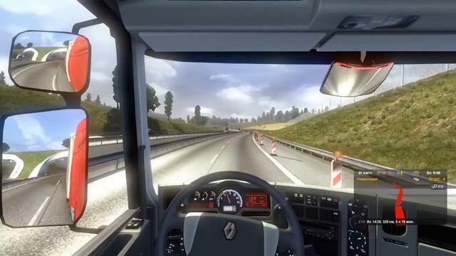 Euro Truck Simulator 2 - Renault Premium 460 DXi - Rostock to Wien смотреть онлайн