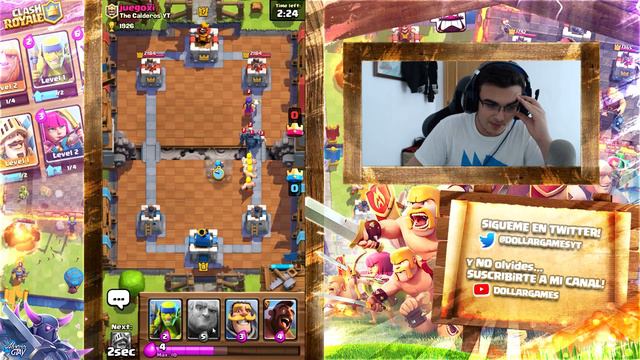 "SOLO CHICAS" VS "MACHOS ALPHA"! EN CLASH ROYALE | DOLLARGAMES смотреть онлайн