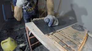 КАК ЗАПИЛИТЬ ПОД 45 ГРАДУСОВ. КЕРАМОГРАНИТ