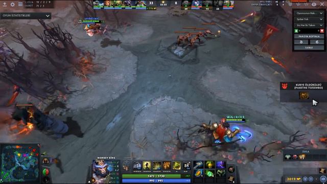 MONKEY KING 3VS 1 DOTA 2 19 KILLS смотреть онлайн