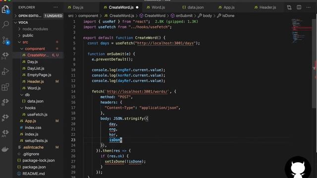 React JS #15 POST(생성), useHistory() - 초보자를 위한 리액트 강좌 смотреть онлайн