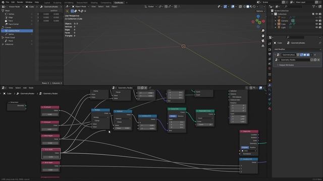 Animated Wall with Geometry Nodes Fields Part 1 - Blender Tutorial смотреть онлайн