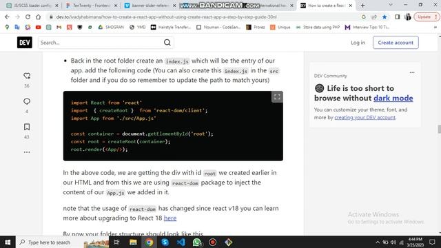 Project Setup (React with Sass) - Part 1 смотреть онлайн