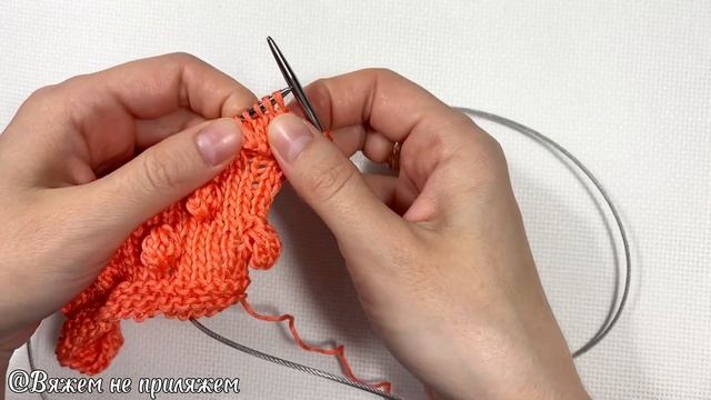 Классические шишечки спицами смотреть онлайн