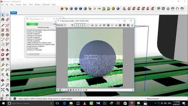 Sketch UP vray : # Basic create material " cloth" смотреть онлайн