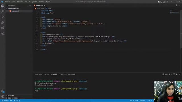 15 GitHub Pages, Publicar mi página web y que se actualice cuando lo modifique смотреть онлайн
