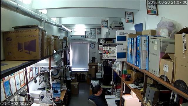 Купольная HD камера CO DH02 007v2 Офис день смотреть онлайн