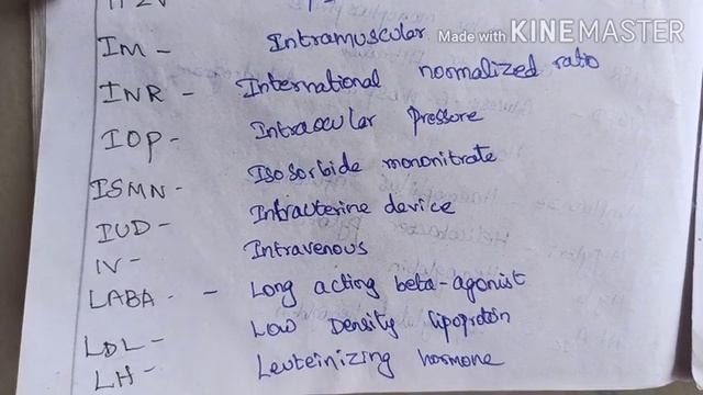 List of medical abbreviation/Medical terms/useful for all health care professional student смотреть онлайн
