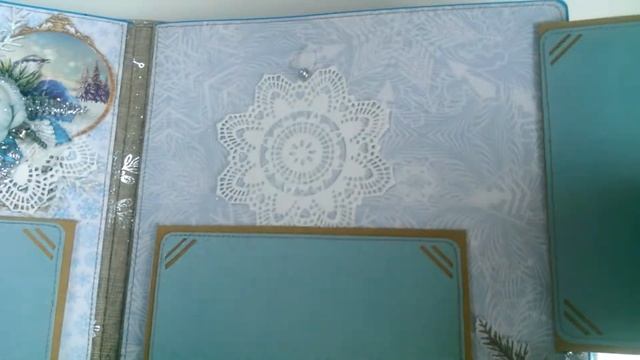 Зимний альбом. Скрапбукинг.