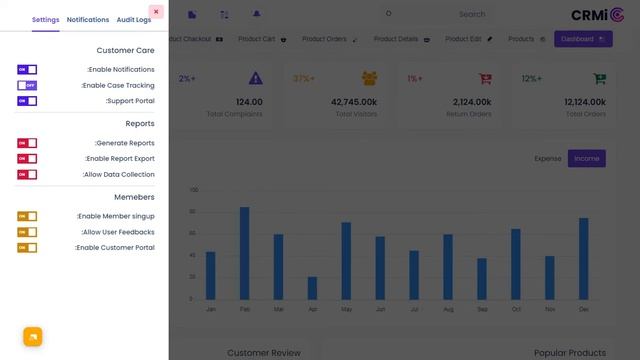 eCommerce Dashboard Bootstrap Admin Panel Template Light RTL Theme смотреть онлайн