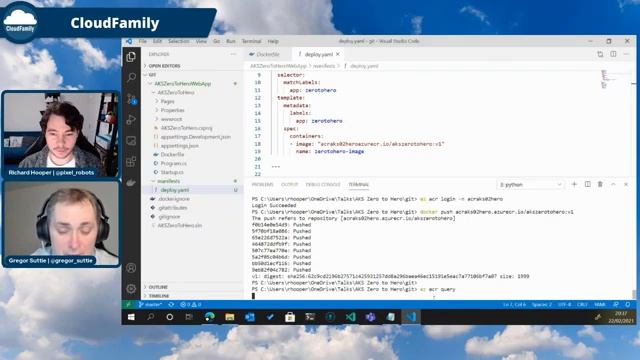 Azure Kubernetes Service (AKS) Zero to Hero Episode 6: Containerizing a web app смотреть онлайн