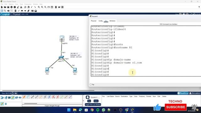 SSH Configuration in cisco | Part 7 | Sinhala | Secure Shell Configuration in cisco packet tracer смотреть онлайн