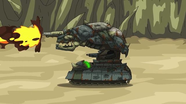 The monster in an Armour shell - Cartoons about tanks смотреть онлайн