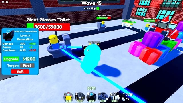 The NEW LASER CAMERAMAN is *ACTUALLY* OP... (Toilet Tower Defense) смотреть онлайн