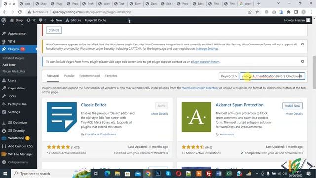 How to Add WooCommerce Force Authentication Before Checkout in WordPress смотреть онлайн