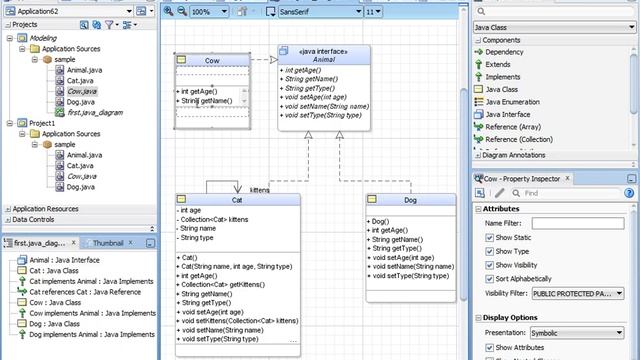 UML and Java Modeling in JDeveloper смотреть онлайн