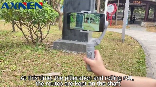 AXNEN HQ3 3-axis Gimbal stabilizer Operation Video смотреть онлайн