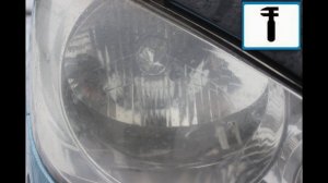 Замена лампы ближнего дальнего света (H4) на Hyundai Getz.