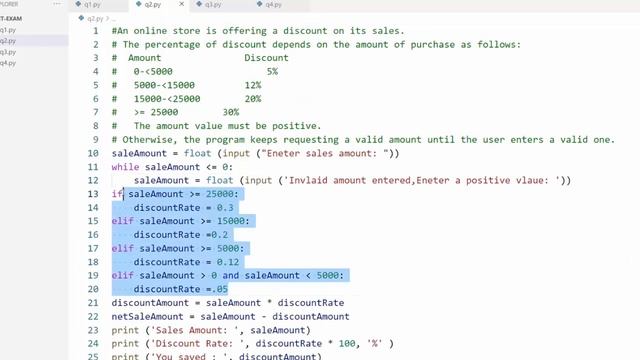 Python#07 Sample Solution for Standard First Exam - First Prog. Course смотреть онлайн