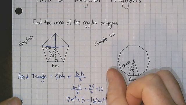 6th Grade Area of Regular Polygons смотреть онлайн