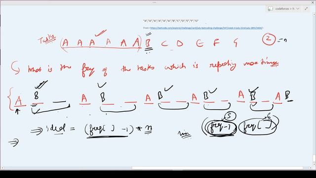 Leetcode Problem , Task Scheduler смотреть онлайн