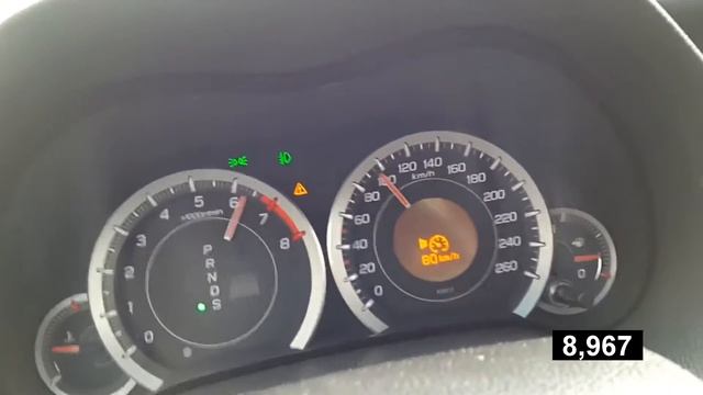 Разгон Honda Accord 8 2.0 AT 0-100 смотреть онлайн