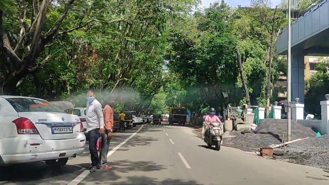 Palm Beach Drive | Nerul To Vashi PalmBeach Navi Mumbai | Vashi Sector 17 In Lockdown смотреть онлайн