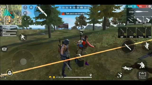 FREE FIRE GAMEPLAY [ Duo vs squad] смотреть онлайн