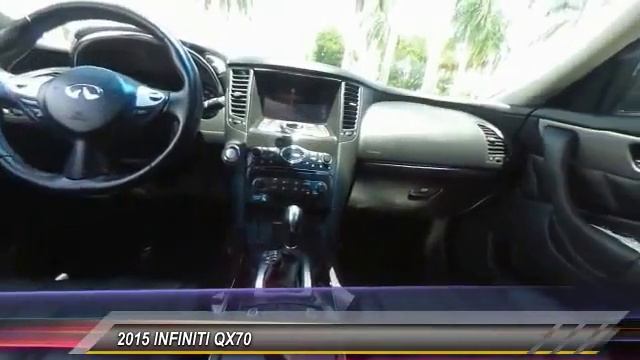 2015 INFINITI QX70 Coconut Creek FL P6639 смотреть онлайн