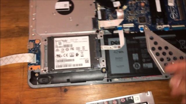 How to install SSD in Dell Inspiron 5567, 5565 | Hard Drive replacement смотреть онлайн