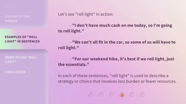 Understanding the Phrase "Roll Light" смотреть онлайн