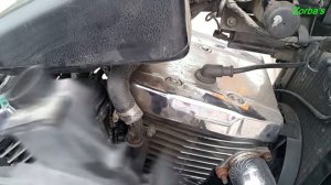 발칸 800 헤드 누유 수리 Kawasaki Vulcan 800 VN800 cam hole plug oil leakage repair