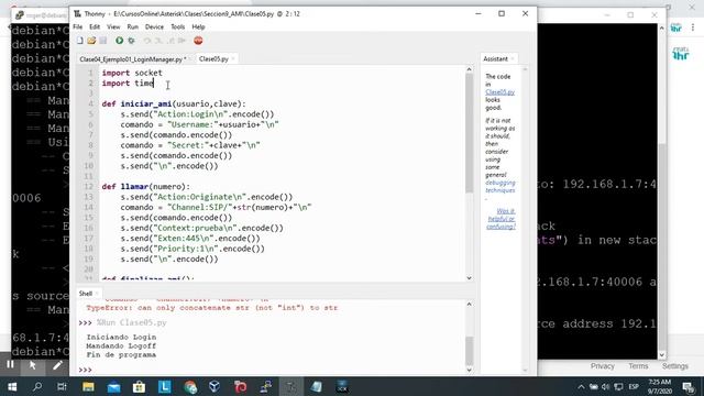 Click to Dial en Asterisk con Python y AMI смотреть онлайн