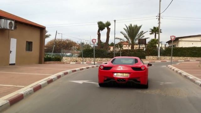 Ferrari 458 Italia In Israel (netivot) 3