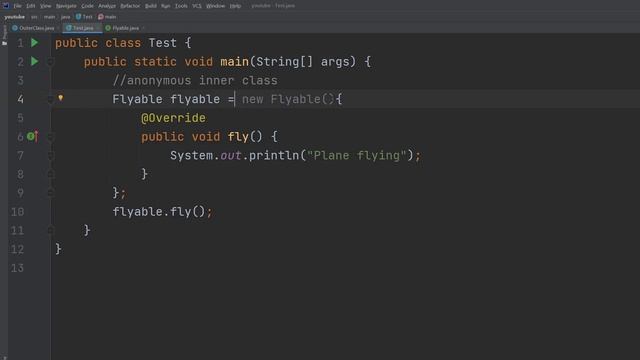 Anonymous Inner Class смотреть онлайн