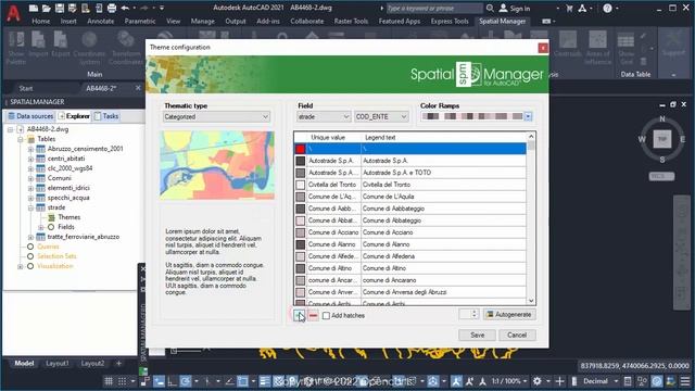 Spatial Manager v.8 Preview - Thematic Maps смотреть онлайн