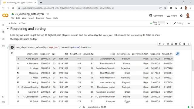 Cleaning Data - Introduction to Football Analytics with Python смотреть онлайн