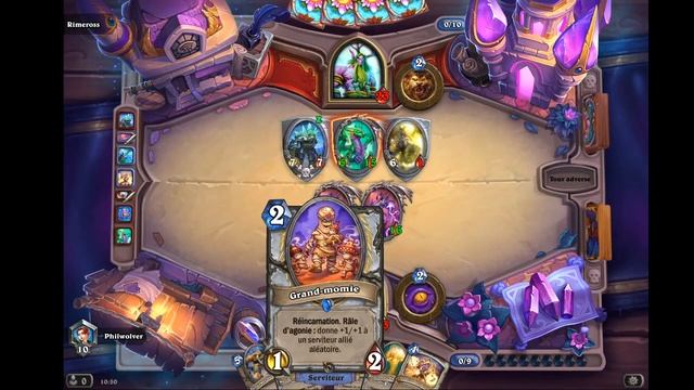 Démonstration de combats avec le deck Prêtre dans @Hearthstone ! смотреть онлайн