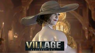 Tall Lady Dimitrescu Purple Bikini /Biohazard 8 Mod