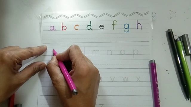 abcdefghijklmnopqrstuvwxyz Small Alphabets | Dotted Tracing Part 1 смотреть онлайн