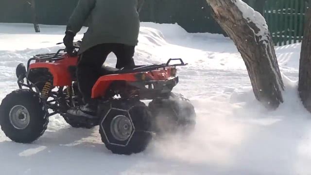 Урюпинск , квадроцикл renegade - 34, покатушки в минус 25 смотреть онлайн