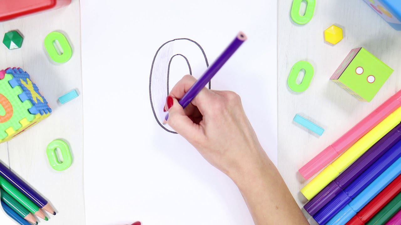 Numeral 0. Study The Numeral Zero, Educational Video