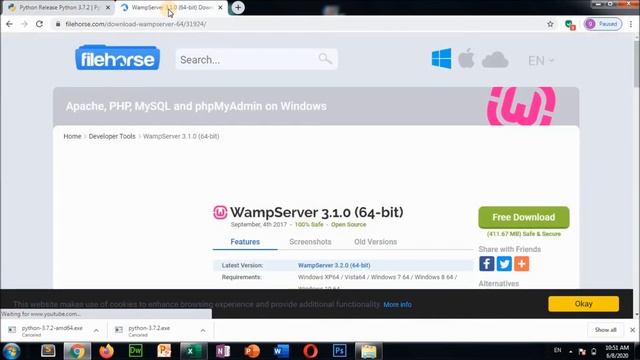 How Download python and wampserver 32 and 64 bit смотреть онлайн