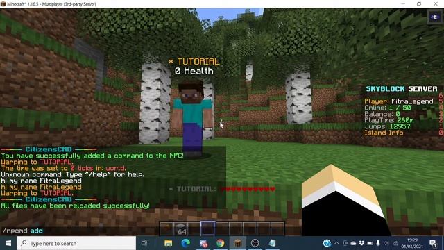 How To Use Citizens CMD 2.5.1 - Minecraft Java - Minecraft Server смотреть онлайн