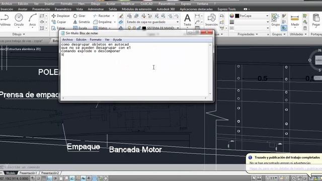 Solucion a desagrupar objetos en autocad 2014 смотреть онлайн