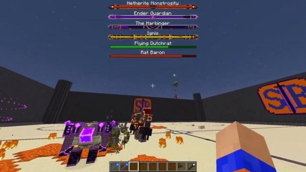 Rats and Ratlantis team vs L_ender's Cataclysm Team | Minecraft Mob battle