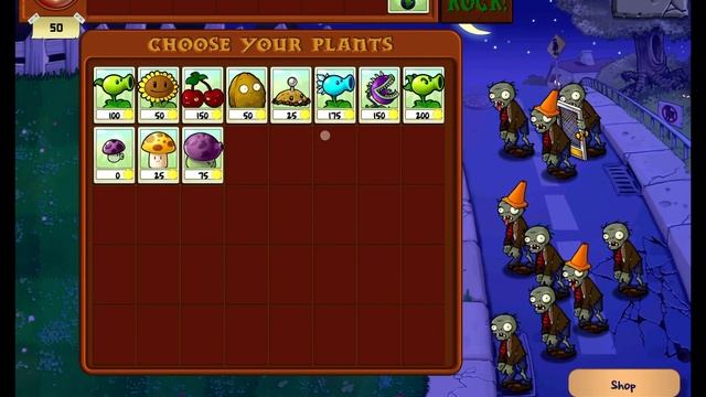 Plants Vs Zombies iPad Game Episode 3 (Night fighting!) смотреть онлайн